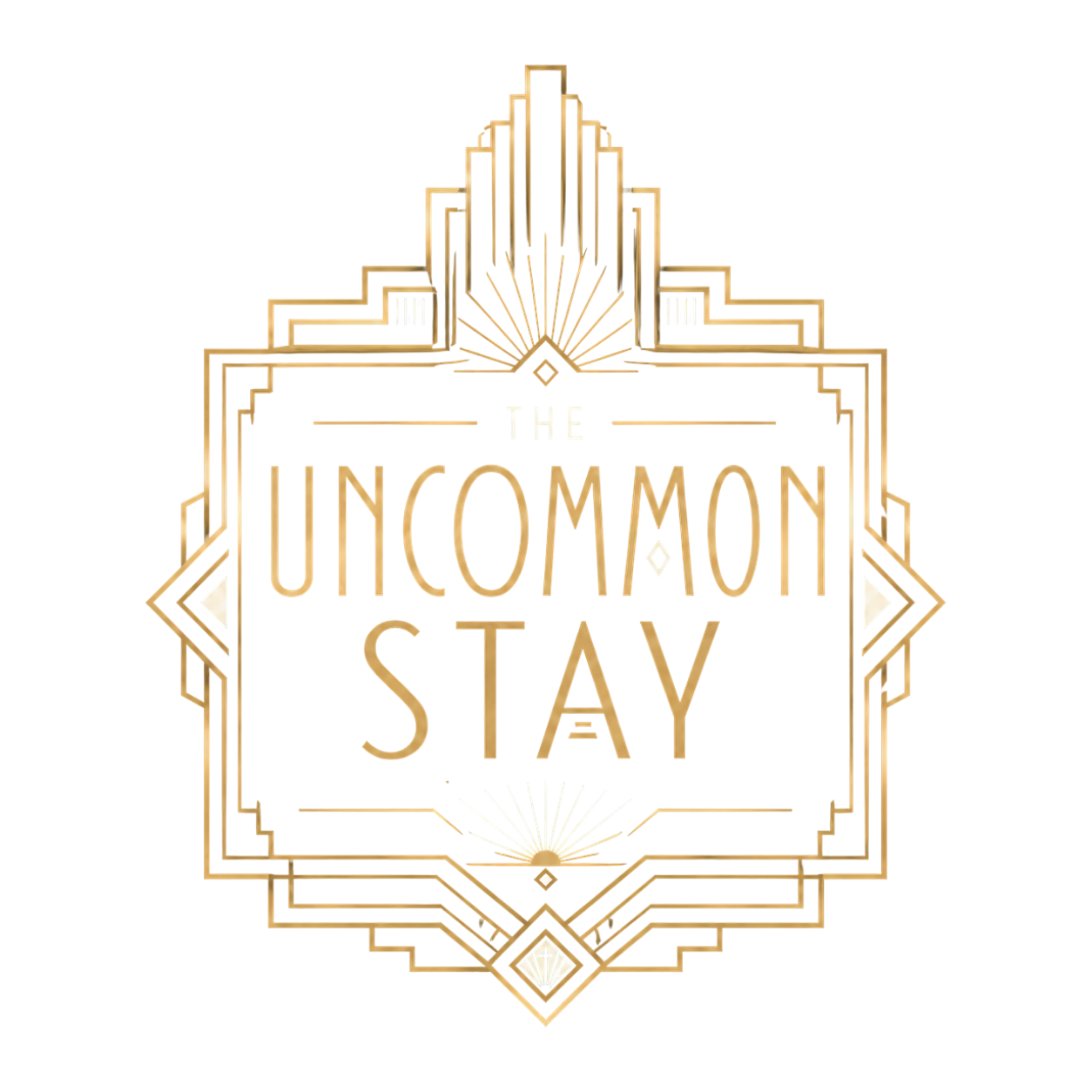 The Uncommon Stay stacked logo