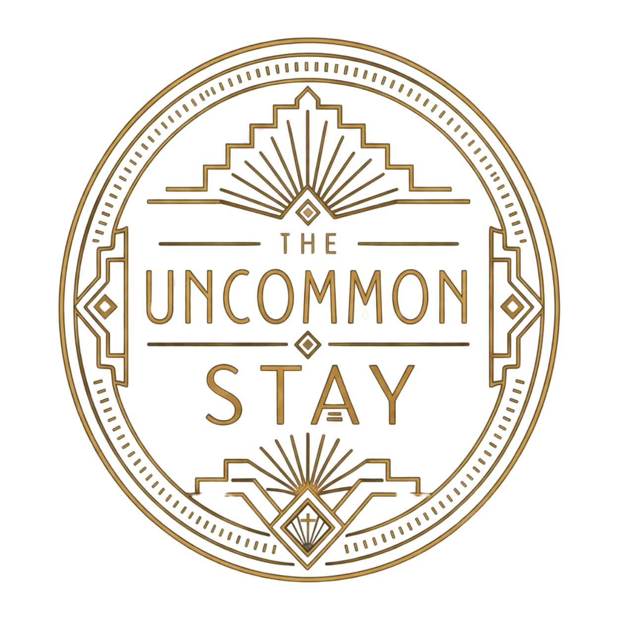 The Uncommon Stay — circular seal