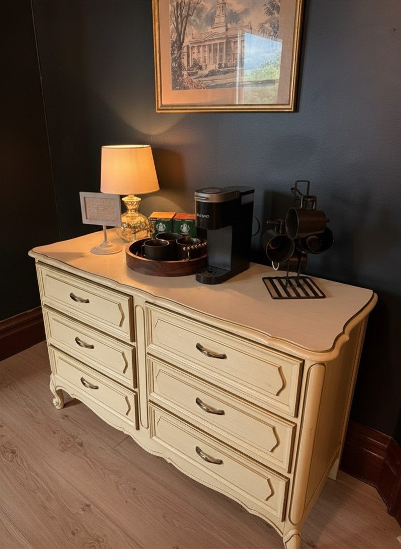 Coffee station — curated coffee and tea setup