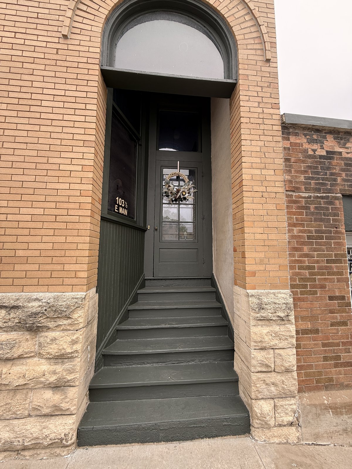 Historic brick entrance